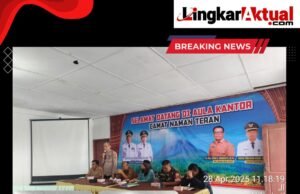 Polsek Simpang Empat Dorong Pembentukan Pos Kamling demi Harkamtibmas di Kecamatan Naman Teran
