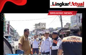 Wakil Bupati Karo Pantau Uji Coba Rekayasa Parkir di Jalan Letnan Abdul Kadir dan Jalan Kapt.Bangsi Sembiring”