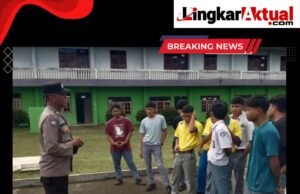 Jalin Silaturahmi dan Edukasi, Bhabinkamtibmas Kunjungi SMA Swasta Imanuel Kabanjahe”