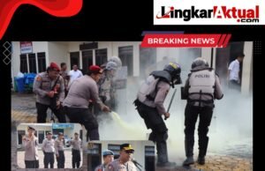 Polres Karo Gelar Apel dan Latihan Pengendalian Massa, Jelang Peringatan May Day