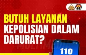 Butuh Layanan Kepolisian dalam Darurat, Silahkan Hubungi Call Center : 110 , Sobat Polri