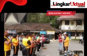 “Camat Dan Polsek Berastagi Dukung Gotong Royong Bersama Stakeholder untuk Kebersihan Lingkungan”