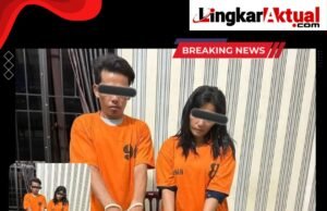 Polsek Tigabinanga Ringkus Sepasang Laki – Laki dan Perempuan di Depan Kedai Kopi, Diduga Edarkan Sabu Sejenis Narkotika