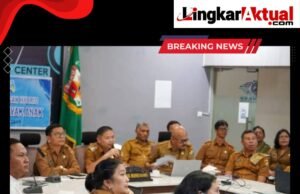 Wakil Bupati Karo Hadiri Verifikasi Lapangan Hybrid Evaluasi Kabupaten Layak Anak Tahun 2025.