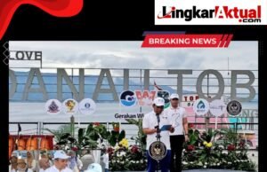 “Hadiri Giat Gerakan Wisata Bersih, Wakil Bupati Simalungun Serukan Aksi Nyata Jaga Kebersihan Danau Toba.”