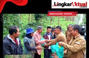 Momen Hari Buruh 2025, Perhutani KPH Pekalongan Barat Beri Apresiasi kepada Penyadap Getah Pinus Lereng Gunung Slamet