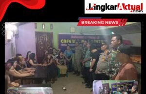 Polsek Mardingding Bersama Forkopimca Gelar Ops Pekat Toba 2025, Sasar Sejumlah Cafe di Lau Baleng Dan Mardingding