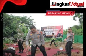 Sespimma Lemdiklat Polri Lakukan Penanaman Pohon DiMapolres Purwakarta