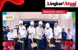 Kepala Staf Kepresidenen, Letjen TNI (Purn) AM Putranto, Menghadiri Acara Peletekan Batu Pertama di RSUD KH. Muhammad Thohir Kabupaten Pesisir Barat Lampung