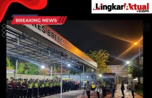 Tindak Tegas Premanisme, Polres Brebes Patroli Gabungan Sampai Subuh