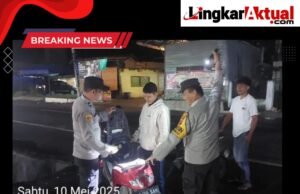 “Cegah Balap Liar dan Kejahatan Jalanan, Polsek Tigapanah Gelar Razia Ops Pekat Toba 2025”