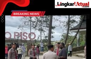 Personel Satpamobvit Polres Tanah Karo Laksanakan Patroli Wisata di Destinasi Pariwisata Super Prioritas Danau Toba