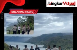 Personel Satpamobvit Polres Tanah Karo Laksanakan Patroli Wisata di Destinasi Pariwisata Super Prioritas Danau Toba