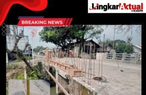 Proyek Jembatan di Cabangbungin Minim Pengawasan, Beginilah Jadinya!!!