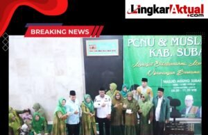 Wakil Bupati Subang Hadiri Halal Bihalal PCNU, Ajak Jaga Ukhuwah Dan Solidaritas