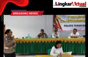 Penyuluhan Hukum Polres Tanah Karo Di SMK Negeri 1 Kabanjahe: Menyiapkan Generasi Muda Yang Sadar Hukum”