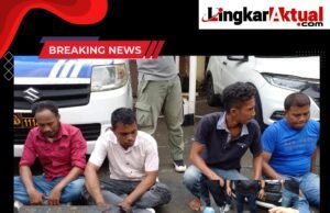 Satreskrim Polres Metro Depok Lakukan Oprasi Berantas Jaya dan Berhasil Mengamankan 7 Orang Debcolector yang Menggunakan Senjata Api