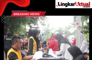 Bersama Dinas Kesehatan, Polres Purwakarta Gelar Pemeriksaan Kesehatan Gratis