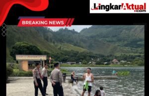 “Personel Satpamobvit Polres Tanah Karo Laksanakan Patroli Wisata di Kawasan DPSP Danau Toba”