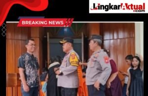 Beri Rasa Aman Umat Kristiani, Polisi Di Purwakarta Lakukan Pengamanan di Gereja