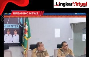 Bupati Karo Mengikuti Rapat Koordinasi Pengendalian Inflasi Daerah Yang Dirangkaikan Dengan Sosialisasi Instruksi Presiden Nomor 9 Tahun 2025 Tentang Percepatan Pembentukan Koperasi Desa Merah Putih