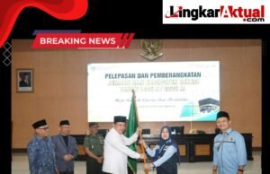 Pemkab Bekasi Lepas 435 Jemaah Haji Kloter 33 ke Tanah Suci