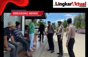 Personel Satpamobvit Polres Tanah Karo Laksanakan Patroli Wisata Di Kawasan DPSP Danau Toba