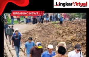 Bencana Tanah Longsor Melanda Desa Panyindangan Wakil Bupati Purwakarta Turun Tinjau Lokasi