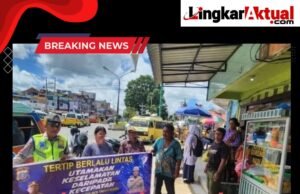 Sat Lantas Polres Tanah Karo Edukasi Supir Angkutan Rio Rute Kabanjahe–Binjai Soal Tertib Lalu Lintas