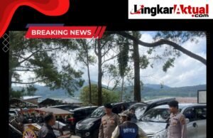 Patroli Wisata Dan Objek Vital, Satpamobvit Polres Tanah Karo Jaga Keamanan Destinasi Wisata Berastagi