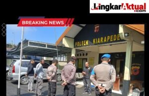 Polsek Kiarapedes Lakukan Pengamanan Tournamen Mini Soccer Bupati Cup 2025