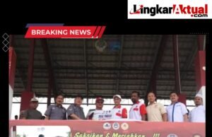 Wali Kota Gunungsitoli Buka Turnamen Piala ASKOT PSSI Kota Gunungsitoli Tahun 2025