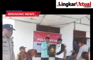 Trabas Kamtibmas : Kapolres Tanah Karo Bersama Personel Sambangi Warga Dan Salurkan Bantuan Sosial
