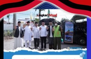 Bupati Karo Serahkan Sapi Qurban Dari Presiden RI Di Masjid Agung Kabanjahe