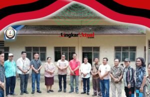 Wabup Yusuf Nache Tinjau Gedung SDN 078565 Orahili Farmasi