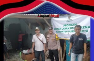 Bhabinkamtibmas Polsek Purwakarta Kota Lakukan Monitoring Pembangunan Rutilahu