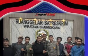 Pengurus DPC LSM Pospera Karo Kunjungi Polres Tanah Karo Untuk Jalin Silaturahmi Pasca Permintaan Maaf