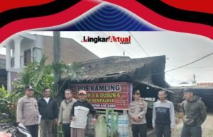 Polsek Berastagi Bentuk Pos Kamling, Warga Sempajaya Siap Jaga Keamanan Lingkungan
