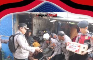 Menjelang Hari Bhayangkara ke-79, Kapolres Tanah Karo Laksanakan Bakti Sosial Beri Santunan kepada Janda Lansia