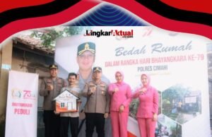 Kondisi Rumah Rusak Parah, Kapolres Bedah Rumah Purnawirawan Polri