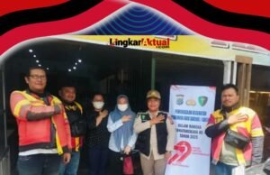 ‘Dalam Rangka Hari Bhayangkara Ke-79, Polres Tanah Karo Gelar Bakti Kesehatan untuk Pengemudi Betor dan Ojek Online/Offline’