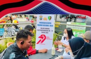 Peduli Kesehatan Pekerja Harian, Polres Tanah Karo Gelar Pemeriksaan Gratis di Berastagi