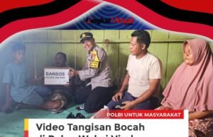 Video Tangisan Bocah di Pulau Wakai Viral, Polri Berikan Bantuan Sosial