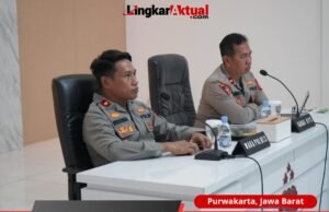 Polres Purwakarta Ikuti Kegiatan Zoom Meeting dalam Rangka Hut Bhayangkara Ke-79 Mengenai Perlombaan Layanan Polisi 110 Tingkat Polda
