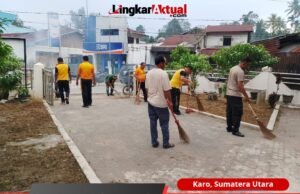 Polsek Juhar Gelar Bakti Sosial ke Rumah Ibadah dalam Rangka HUT Bhayangkara ke-79
