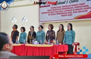 Ketua Tp. PKK Kab. Nias Selatan Ny. Militina Dan Sokhiatulo Laia Buka Pelatihan Guru Sekolah Ramah Anak