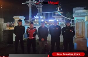 “Cegah Kriminalitas, Satsamapta Polres Tanah Karo Gencarkan Patroli Stasioner di Kabanjahe”