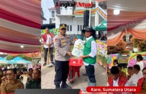 Perayaan Krida Pertanian Kab. Karo 2025, Kapolres Tanah Karo : Polri Dukung Ketahanan Pangan Nasional