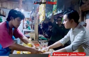 Wapres Girbran Rakabuming Raka Hari Ke-2 Kunjungan Langsung Aktifitas Perdagangan di Pasar Rogojampi Banyuwangi