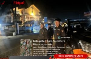 Wujudkan Lingkungan Aman, Sat Samapta Polres Tanah Karo Gelar Patroli Stasioner Di Malam Hari